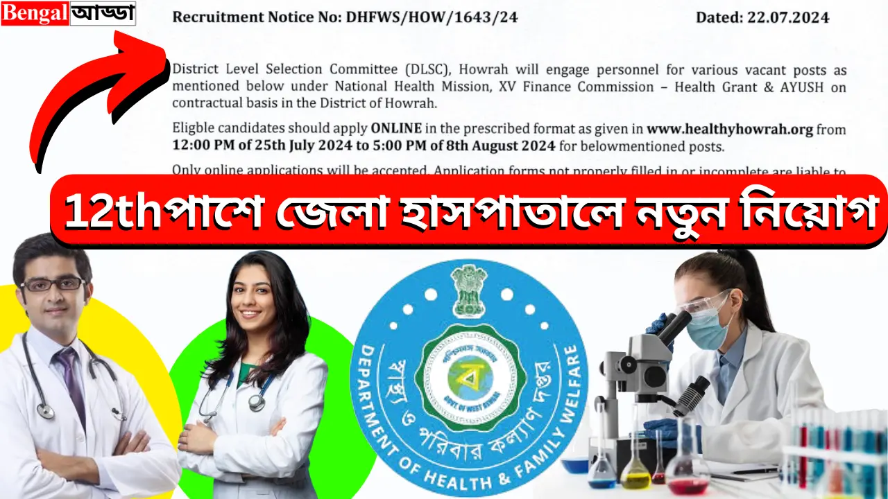 WB Health Dept Recruitment 2024